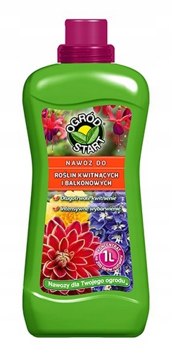 OGRÓD START Nawóz do roślin kwitnących i balkonowych - bujny wzrost i żywe kolory