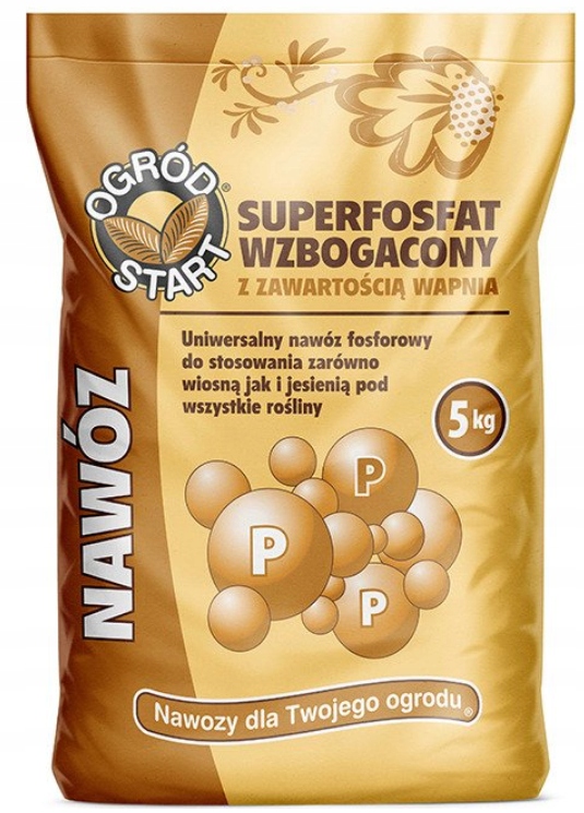 OGRÓD START Superfosfat wzbogacony z wapniem - nawóz granulowany, wzrost, odporność, plonowanie