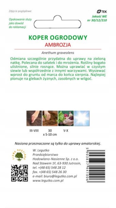 LEGUTKO Koper ogrodowy Ambrozja 5g