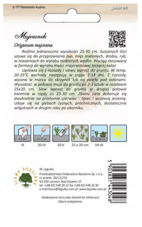 LEGUTKO Majeranek 0,75g