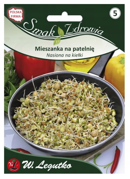 LEGUTKO Nasiona na kiełki Mieszanka na patelnię 30g
