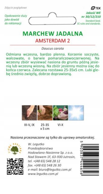 LEGUTKO Późna Marchew Flakkese 2 Flacoro 5g