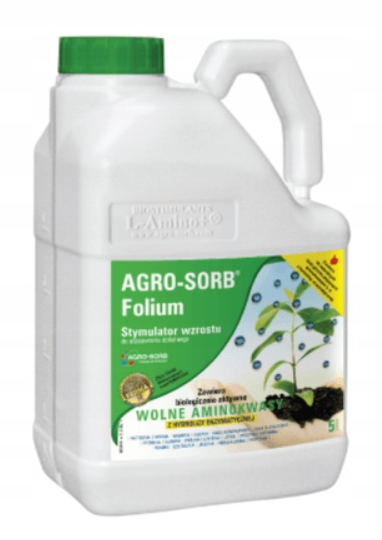 BIOPHARMACOTECH AGRO-SORB FOLIUM - dolistny biostymulator wzrostu na lepsze plonowanie