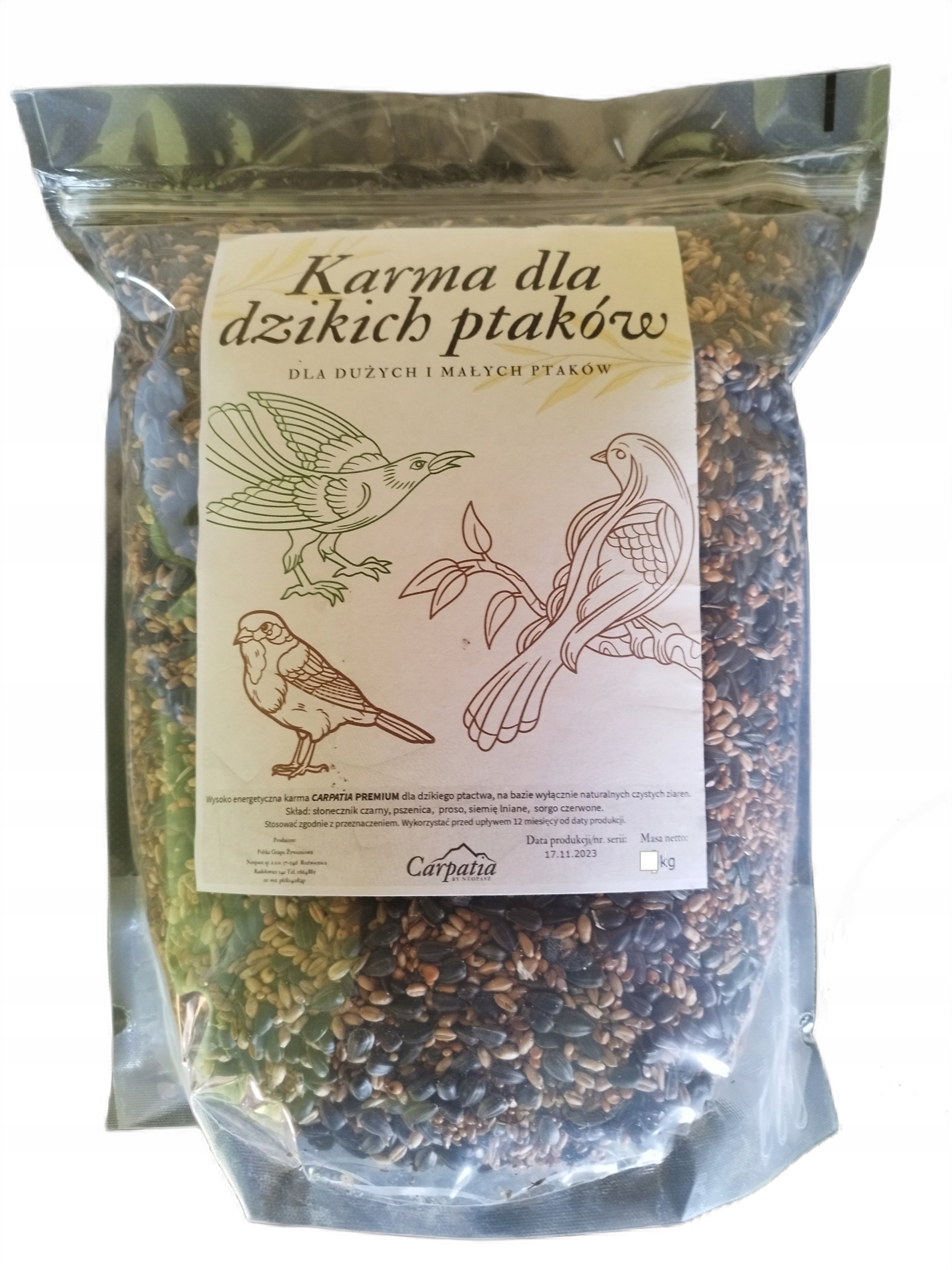 CARPATIA- pokarm dla dzikich ptaków