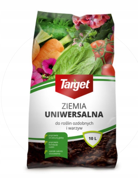 TARGET ZIEMIA UNIWERSALNA - uniwersalne podłoże do stosowania w uprawach roślin ozdobnych i warzyw